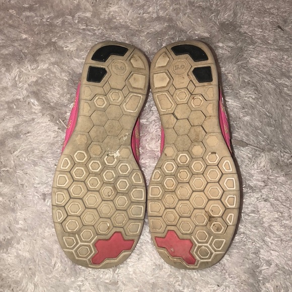 Pink Nike Free Run 5 - Picture 2 of 4